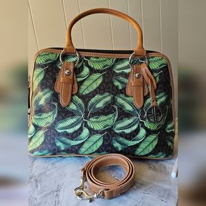 Tropical Leaf Satchel